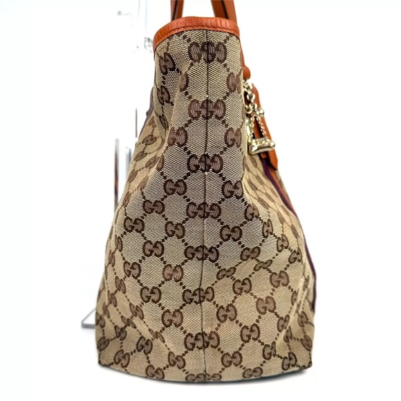 Gucci Purse Cherry Line Canvas Shoulder Tote Bag - Picture 8 of 14